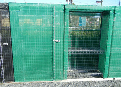 DF4/D Shade House With Door 1.2mW x 1.95mH x 0.6mD